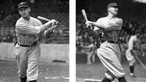 Joe Wood and Elmer Smith Joe Wood and Elmer Smith
